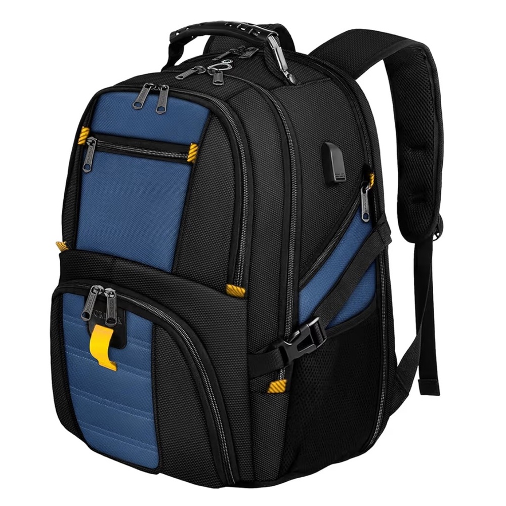 NWT YOREPEK 18.4 Laptop Backpack USB Charger Port TSA Flight Approved Bag